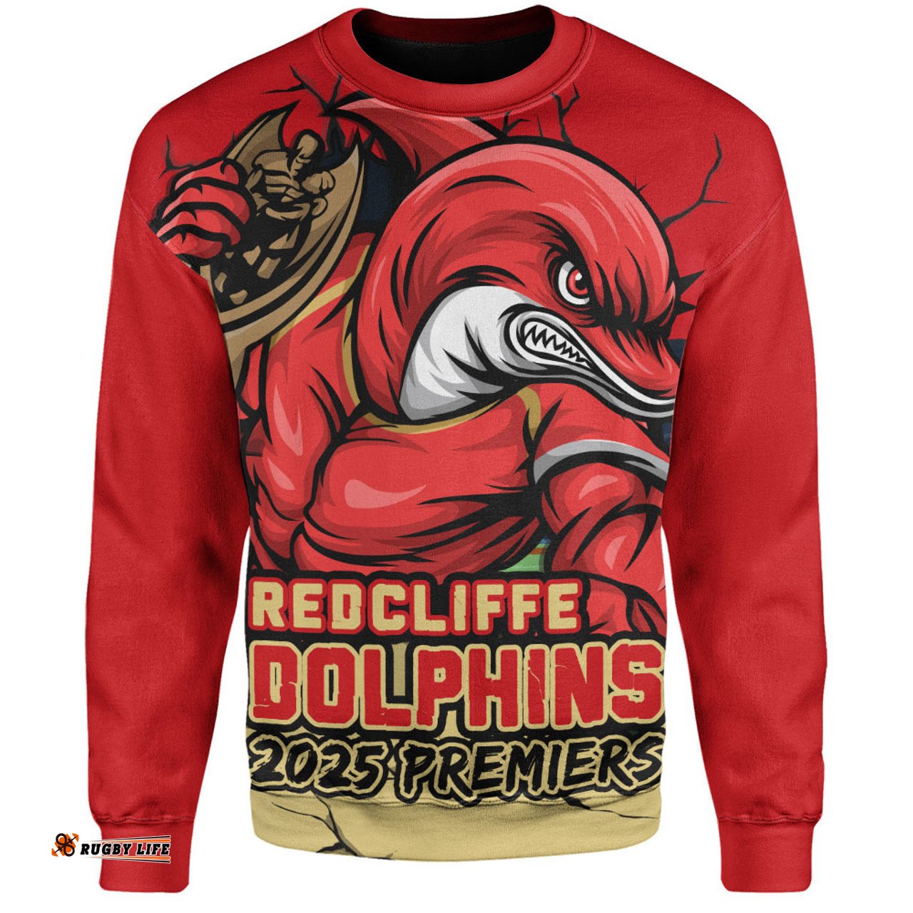 Amazing Aussie Redcliffe Dolphins Unleash Power In The Ultimate Battle Sweatshirt