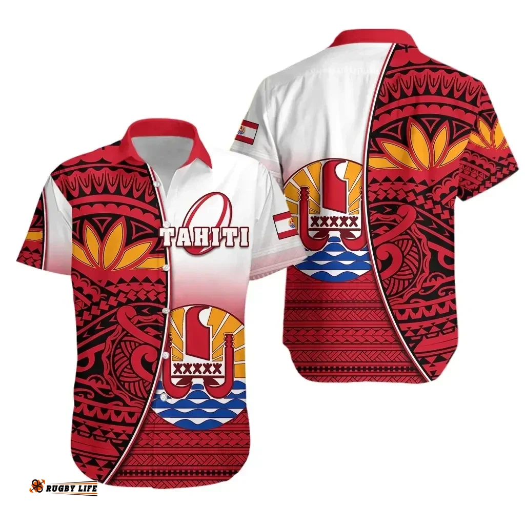 Rugbylife Shirt - Tahiti Rugby Short Sleeve Shirt Impressive K13