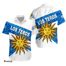 Rugbylife Shirt - Uruguay Rugby Short Sleeve Shirt Los Teros Sporty Style A31