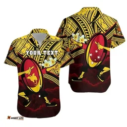 Rugbylife Shirt - (Custom Personalised) Papua New Guinea Rugby Short Sleeve Shirt Style Dab Trend K13