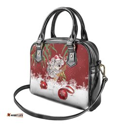 Personalised Aussie Christmas Shoulder Handbag Mom & Baby Koala