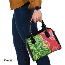 Tonga Australia Rugby Shoulder Handbag Kangaroos And Tonga Mate Maa Together