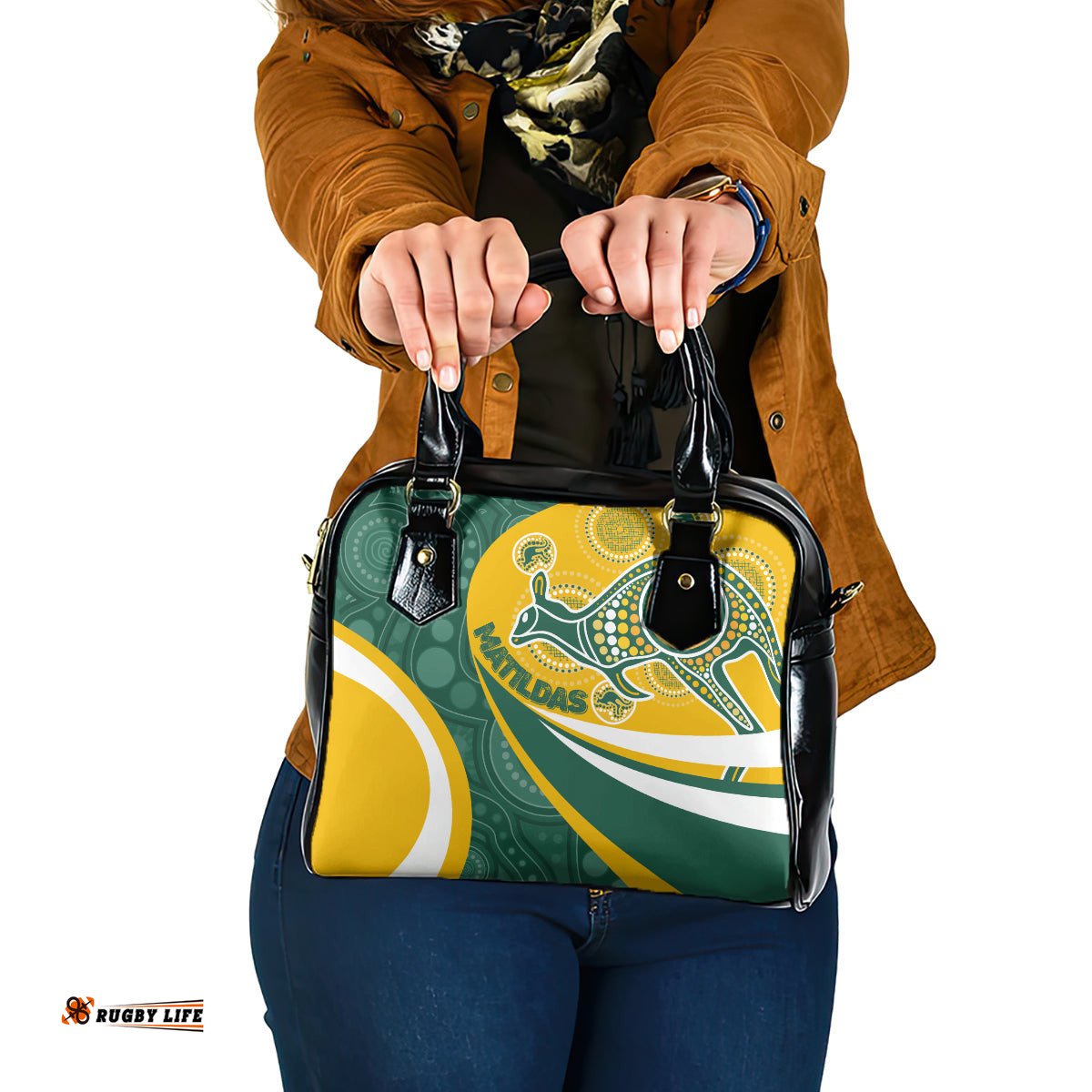 Custom Australia Matildas Indigenous Shoulder Handbag Go Tilly Special