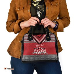 Personalised Tonga Rugby Pacific Shoulder Handbag Ikale Tahi Sipi Tau