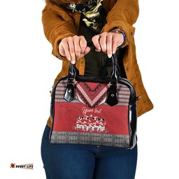Personalised Tonga Rugby Pacific Shoulder Handbag Ikale Tahi Sipi Tau