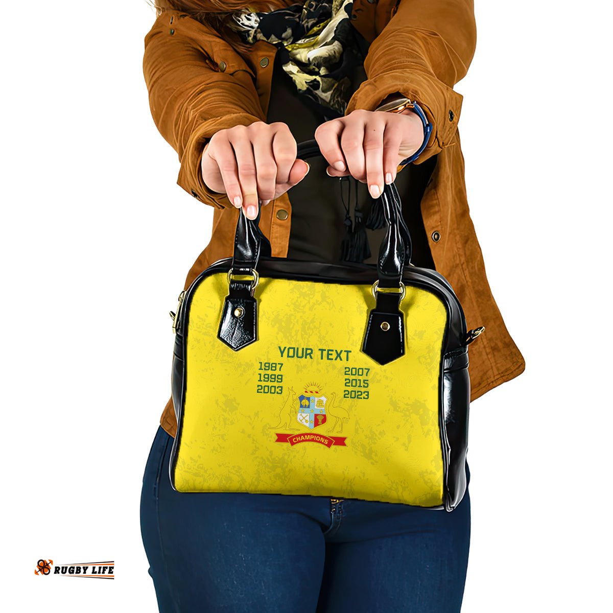 Custom Australia Cricket Shoulder Handbag History Champions World Cup Unique