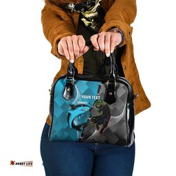 Custom NRL Panthers And Sharks Rugby 2024 Shoulder Handbag Go Champions Dynamic Version