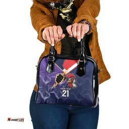 NRL Storm-Rooster Mascot Custom Shoulder Handbag Cracked Metal Style