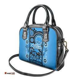 Adelaide Strikers Cricket Shoulder Handbag Happy Australia Day Aboriginal Art