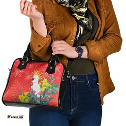 Sulphur-crested Cockatoo Christmas Shoulder Handbag Australia Gumtree With Golden Wattle