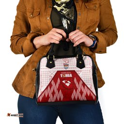 Tonga Rugby Shoulder Handbag 2023 Pacific Championships Kupesi Ngatu Mate Maa