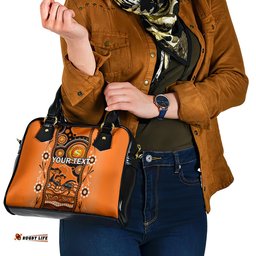 Custom Perth Scorchers Cricket Shoulder Handbag Happy Australia Day Aboriginal Art