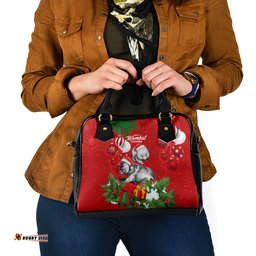 Wombat Lover Shoulder Handbag Australia Merry Christmas Aboriginal