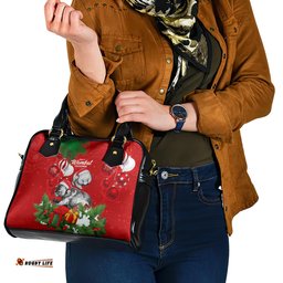 Wombat Lover Shoulder Handbag Australia Merry Christmas Aboriginal