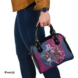 Roosters-Sea Eagles Rugby Custom Shoulder Handbag Half Grunge Style
