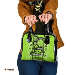 Custom Sydney Thunder Cricket Shoulder Handbag Happy Australia Day Aboriginal Art