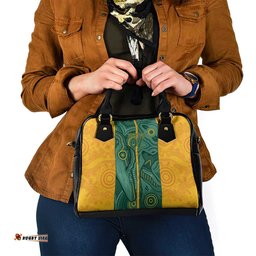 Australia 2024 Custom Shoulder Handbag Aboriginal GO Team Aussie