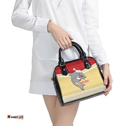 NRL Dolphins Mascot Christmas Personalised Shoulder Handbag God Style