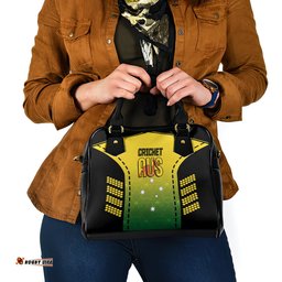 Custom Australia Cricket Shoulder Handbag Kangaroo Champions 2023 Go Aussies