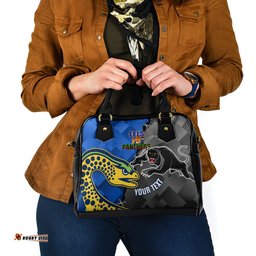 Panthers And Eels Shoulder Handbag Sporty Version