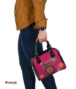 Sydney Shoulder Handbag Sixers Indigenous - Magenta