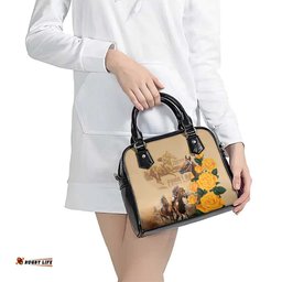 Personalised Melbourne Horse Racing Shoulder Handbag Australia Wonder Horse