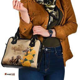 Personalised Melbourne Horse Racing Shoulder Handbag Australia Wonder Horse