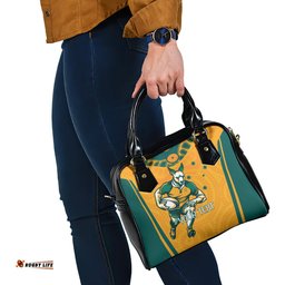 Custom Australia Rugby Shoulder Handbag Wallabies Mascots Sporty Version