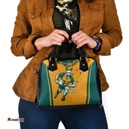 Custom Australia Rugby Shoulder Handbag Wallabies Mascots Sporty Version