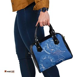 Australia New South Wales Shoulder Handbag Aussie Emu With Aboriginal Art