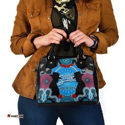 Adelaide Strikers ANZAC 2024 Shoulder Handbag Lest We Forget Poppy Mix Camouflage