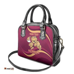 Custom QLD Maroons Cane Toad Shoulder Handbag Queensland Origin No1