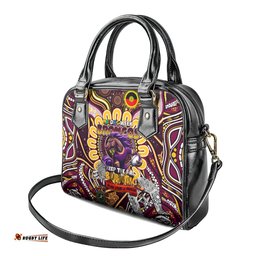 NAIDOC Week 2024 Broncos Shoulder Handbag Mascot Rugby DT02