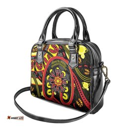 Australia Indigenous Children's Day Shoulder Handbag Strong In Culture Stronger Together Aboriginal Art