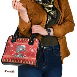 Custom Dolphins Rugby Shoulder Handbag Chirstmas Vibe 2023