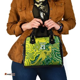 Custom Australia Cricket Shoulder Handbag Go Aussie World Cup 2023 Aboriginal Style Unique