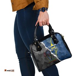 Panthers And Cowboys Rugby Shoulder Handbag Sporty Version