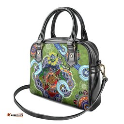 Personalised Raiders NAIDOC Week 2024 Shoulder Handbag Australia Aboriginal Dot Painting DT02