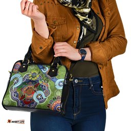Personalised Raiders NAIDOC Week 2024 Shoulder Handbag Australia Aboriginal Dot Painting DT02