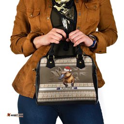 Aussie Platypus Shoulder Handbag Merry Christmas