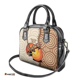 Thorny Devil Australia Shoulder Handbag Baby Moloch Horridus With Ants - Aboriginal Art