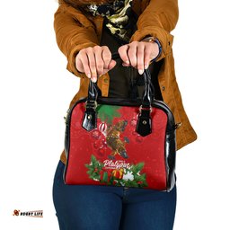 Platypus Lover Shoulder Handbag Australia Merry Christmas Aboriginal