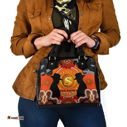 Perth Scorchers ANZAC 2024 Shoulder Handbag Lest We Forget Poppy Mix Camouflage