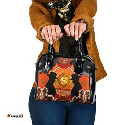 Perth Scorchers ANZAC 2024 Shoulder Handbag Lest We Forget Poppy Mix Camouflage