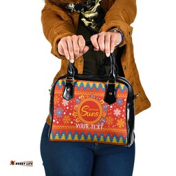 Custom GC Suns Football Shoulder Handbag Christmas Vibe 2023