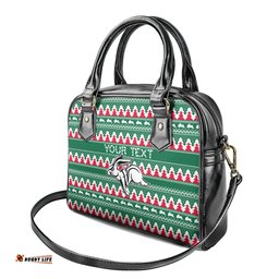 Personalised Rabbitohs Rugby Shoulder Handbag Christmas Simple Vibe 2023