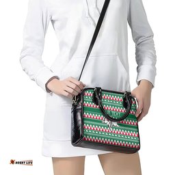 Personalised Rabbitohs Rugby Shoulder Handbag Christmas Simple Vibe 2023