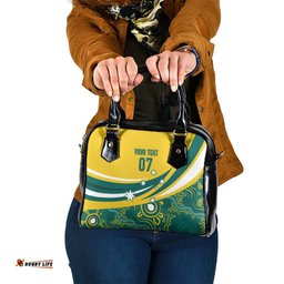 Australia 2024 Olympics Custom Shoulder Handbag Rise of the Roos Aborignal Style