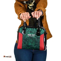Royal Bengal Tiger Bangladesh Cricket Custom Shoulder Handbag The Red and Green Version