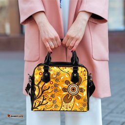 Shoulder Handbags - Aboriginal Art In Spring Style
